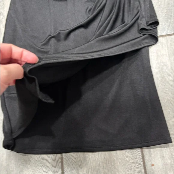 Alice + Olivia Marx Draped Halter Dress Black Size 6 - Picture 8 of 9